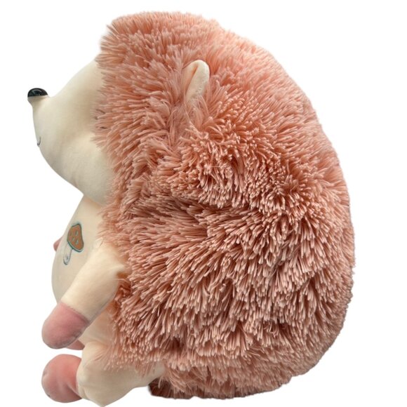 Hedgehog Stuffed Animal Soft Plush Pillow Cute Toy Mushroom Anime Big Eyes - Picture 8 of 9